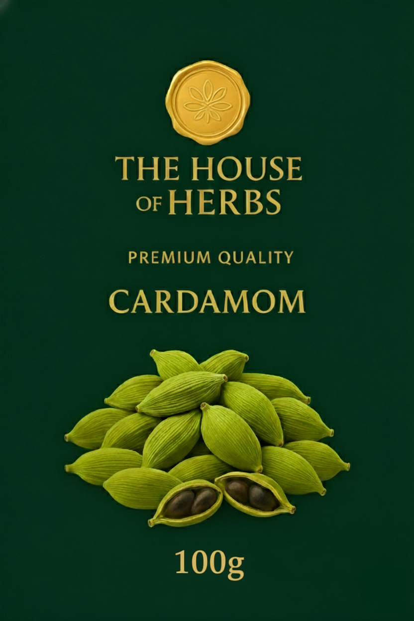 Premium Kerala Green Cardamom Pods 100g Pack